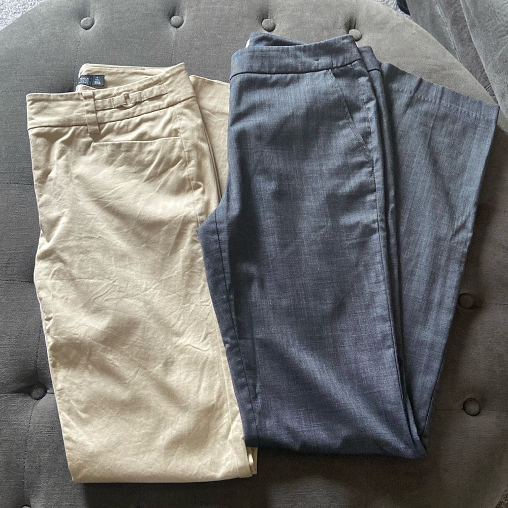 2 pairs of NY and Company dress pants